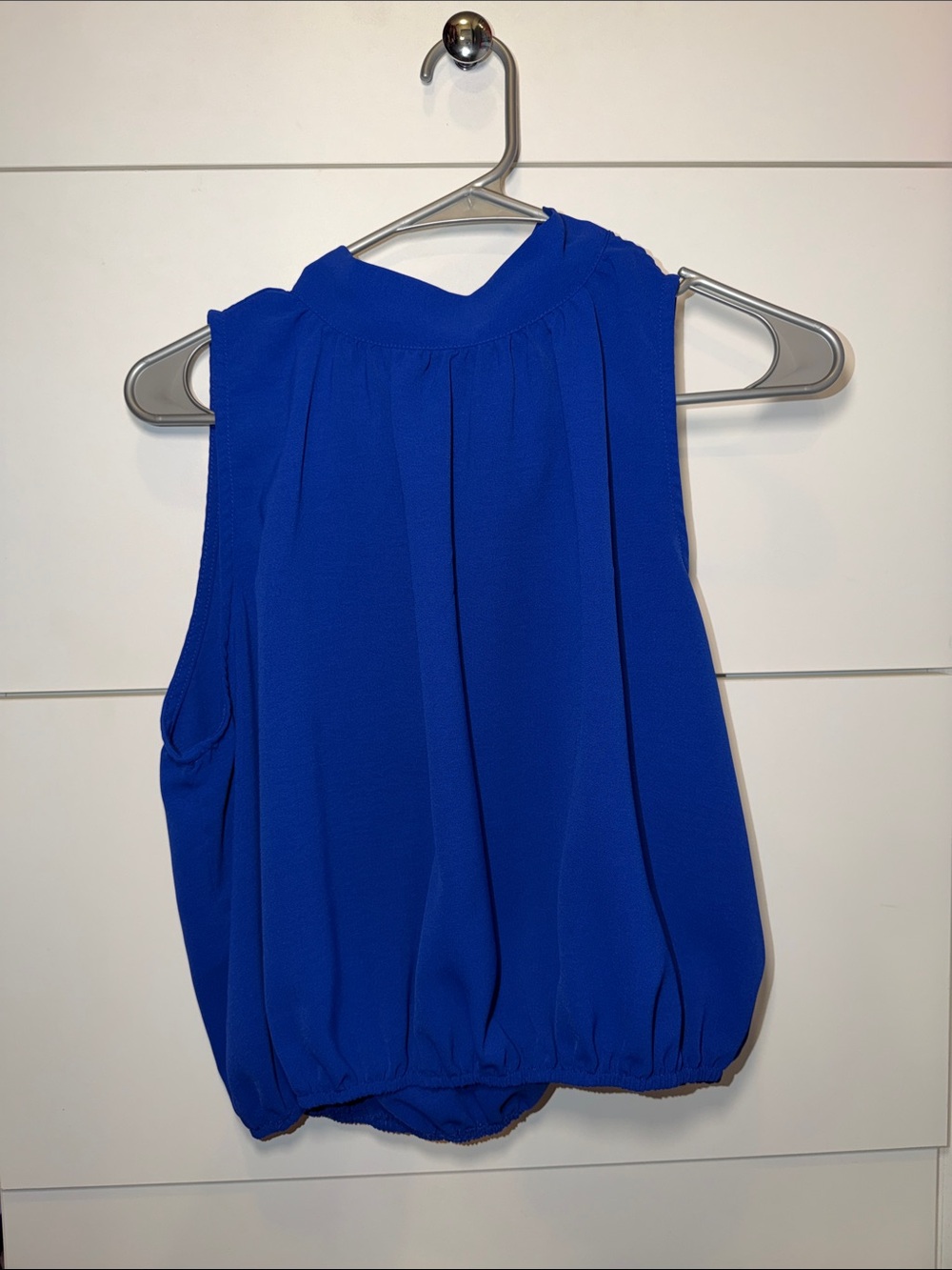 SHEIN Cobalt Blue Sleeveless Blouson Camisole